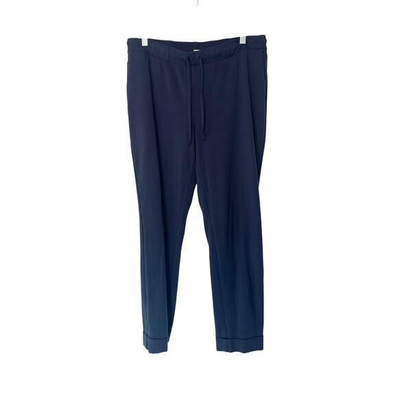 J. Jill Pants Blue Pull On Stretch Casual Basic Straight Leg Pants Medium Tall - Picture 1 of 12